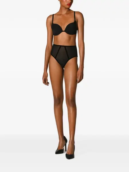Chiloți briefs Wolford de catifea negru