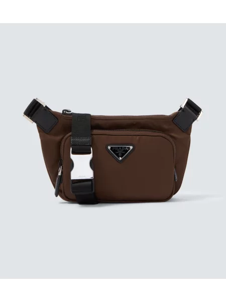 Geantă Prada din piele maro
