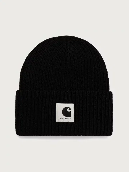 Carhartt WIP Mira Beanie beanie cu lână pentru femei negru