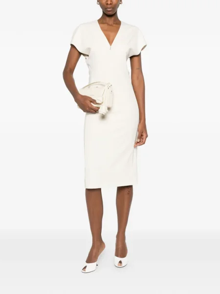 Rochie mini Patrizia Pepe cu decolteu în V scurtă de costum