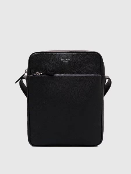 Кожаная сумка Serapian синяя