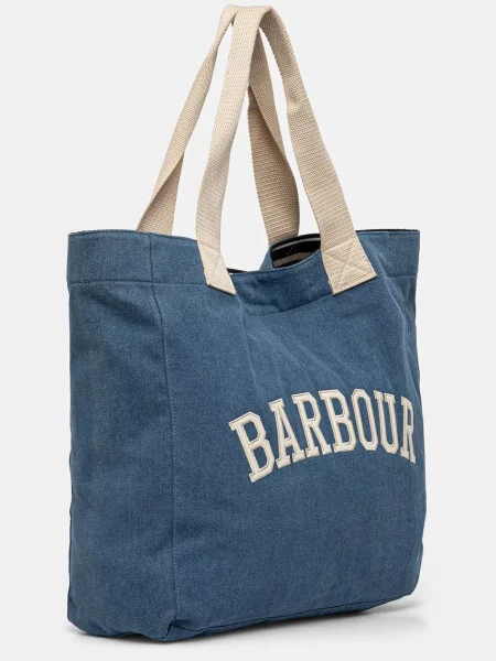 Barbour torebka jeansowa Emily niebieski