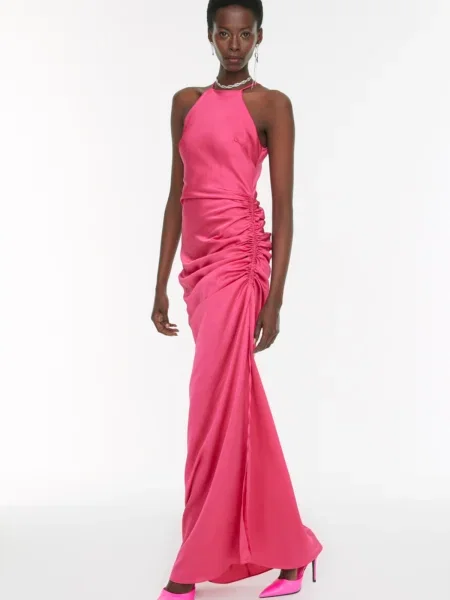 Rochie de seară Trendyol fucsie