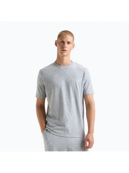 Olcsóbban. Diadora Athletic Logo magasított melange póló. Méret: XXL szürke