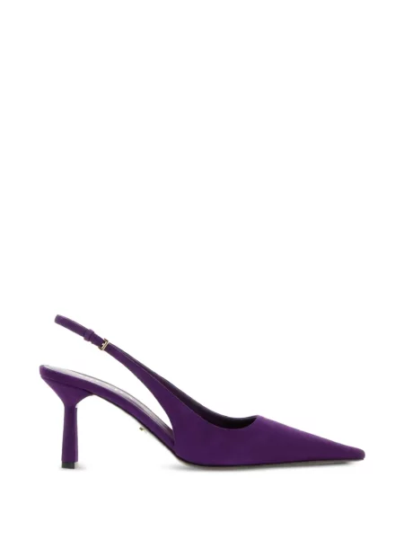 Pantofi cu toc Prada slingback violet