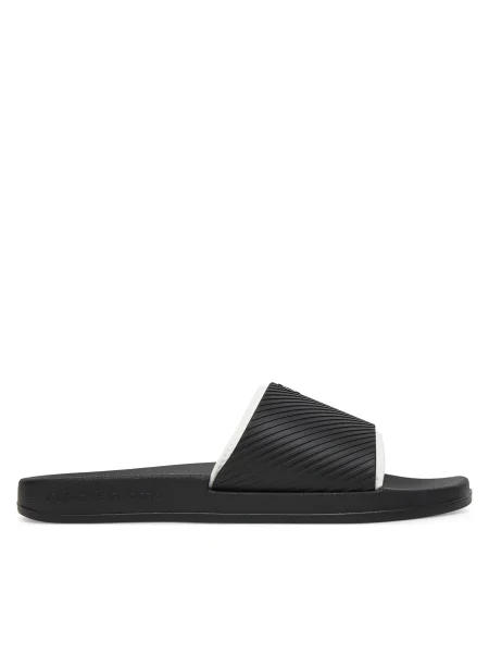 Чехли Calvin Klein Jeans SLIDE RUBBER NEOPRENE TEXT черно