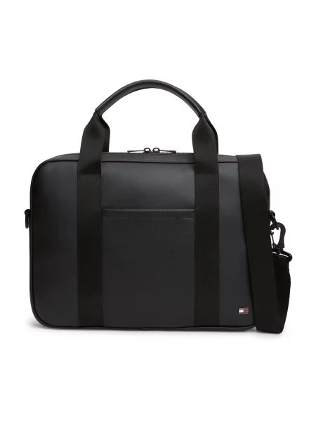 Taška na laptop Tommy Hilfiger čierna