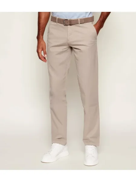 BOSS BLACK Chino nadrág | stretch fekete