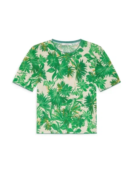 Koszulka Maliparmi z nadrukiem zielona
