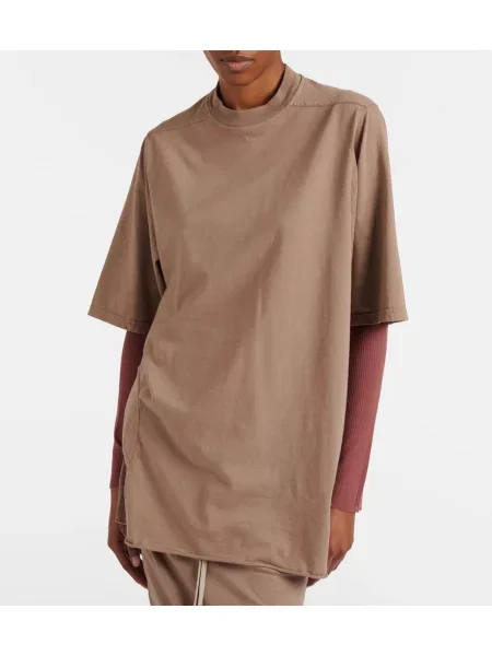 Tricou Rick Owens din jerseu maro