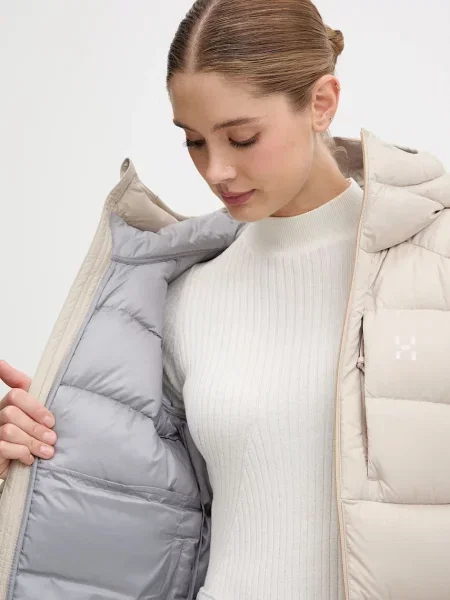 Пуховик Haglofs синий