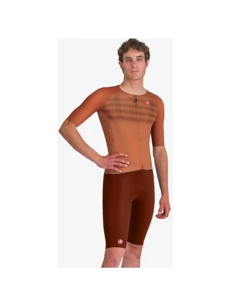 Spodenki rowerowe Castelli Free Aero Race ciemny XL brązowy