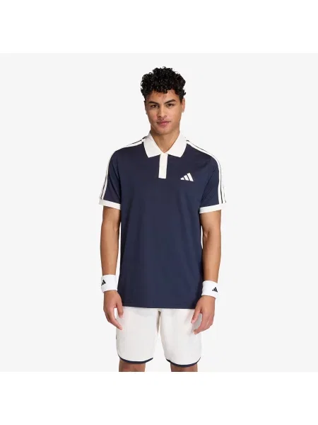 Cămașă adidas Tennis Classics Polo Shirt Legend Ink M alb