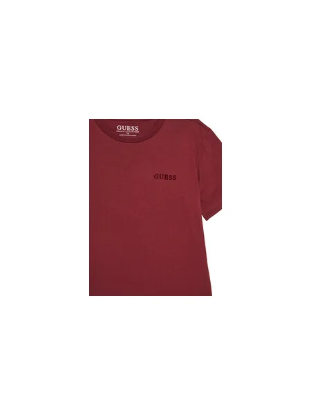 Guess Póló Bordó Regular Fit