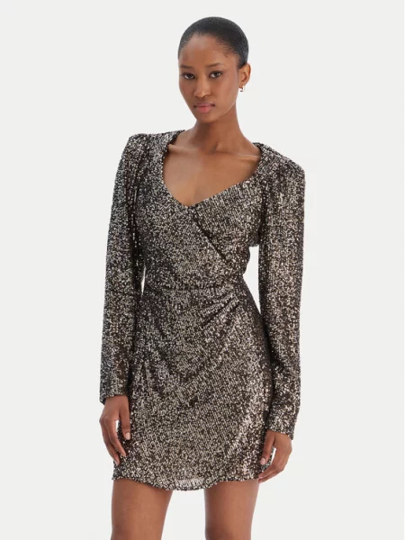 Rinascimento Коктейльна сукня срібний