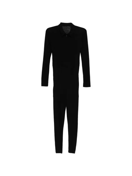 Gulerat lung salopetă Yohji Yamamoto negru