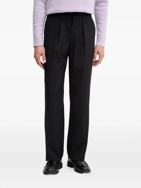 Pantaloni Sisley plisate negru