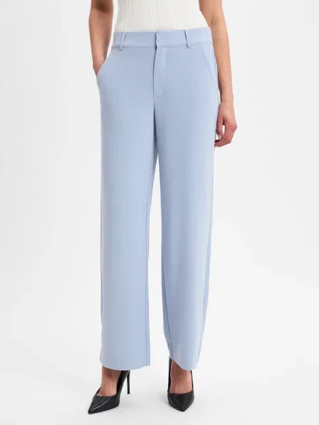 MbyM spodnie materiałowe Geneva-M Kobiety jednolity S niebieski