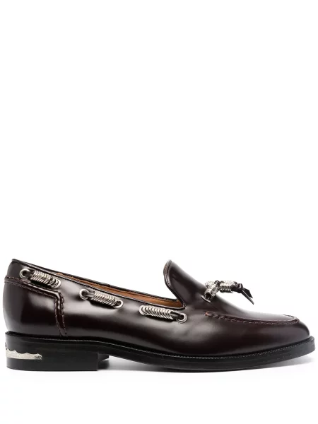 Pantofi loafer Toga Virilis din piele violet