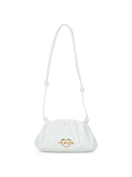 Crossbody torbica Love Moschino bela