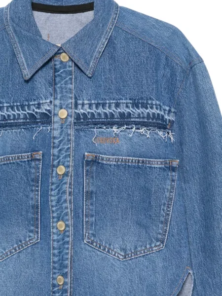 Cămașă din denim Litkovska albastru