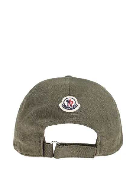 Șapcă Moncler cu broderie verde
