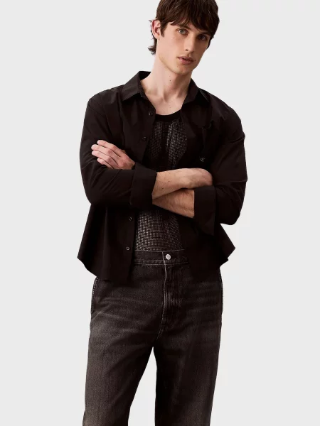 Укороченные джинсы Calvin Klein Jeans черные