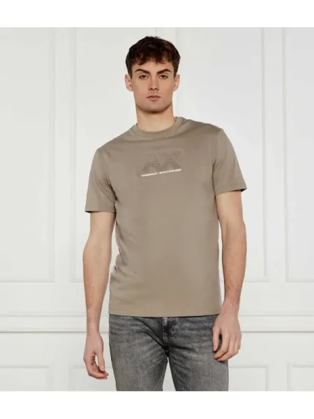 Armani Exchange Tricou bej