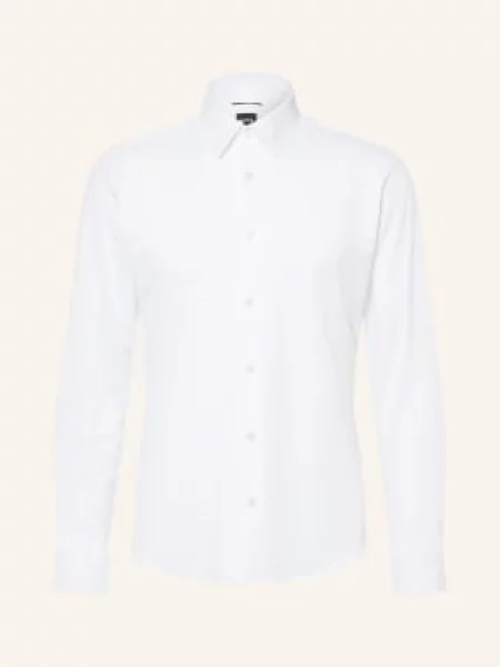 Boss Piké Košile Roan Slim Fit bílá