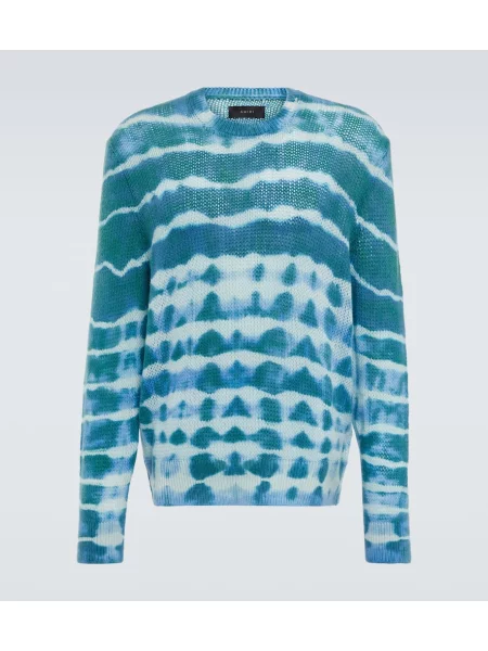 Volnena tie-dye kravata Amiri vezi modra