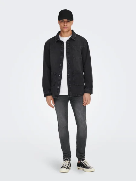 Only & Sons Džínsy LOOM denim sivý