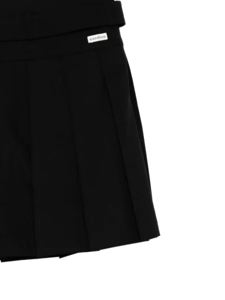 Plisirani kratak remen Kimhekim crna