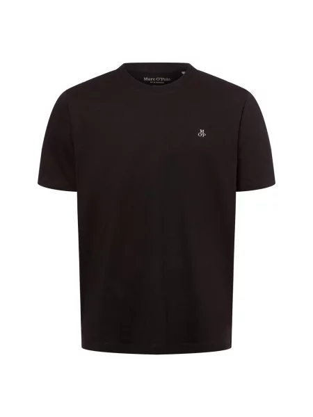 Marc O'Polo T-shirt Mężczyźni nadruk L czarny