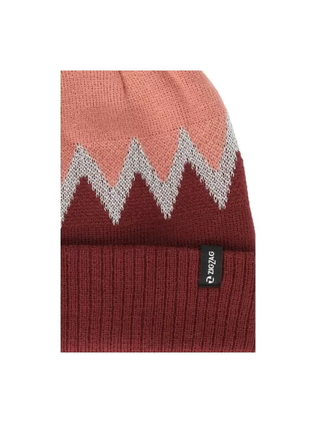Шапка Zigzag червено