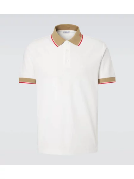Polo Burberry alb