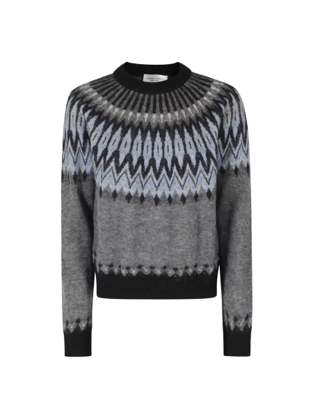 Sweter Roberto Collina wełniany szary