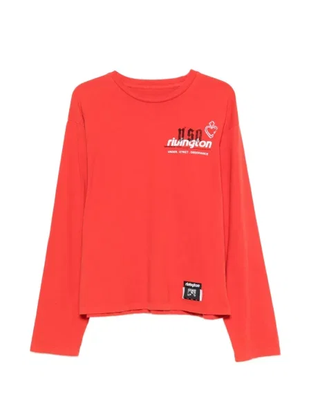 Lung tricou Rrr123 roșu