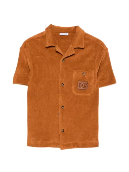 Koszula dziecięca Dolce And Gabbana brązowa