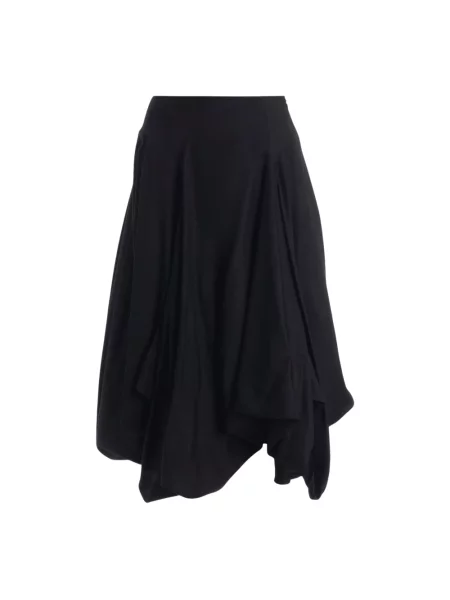 Spódnica midi Yohji Yamamoto czarna