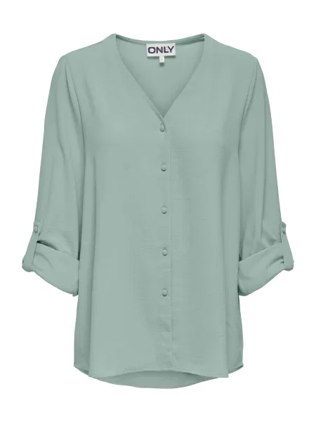 ONLY Bluză ONLJANA METTE pastel verde