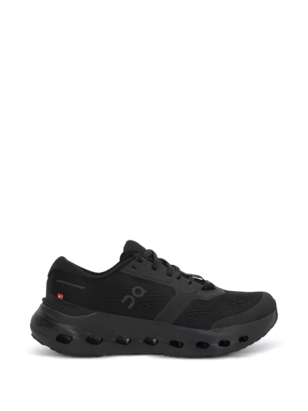 Sneakerși On plasă negru