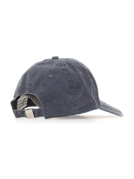Maison Margiela czapka z daszkiem niebieska
