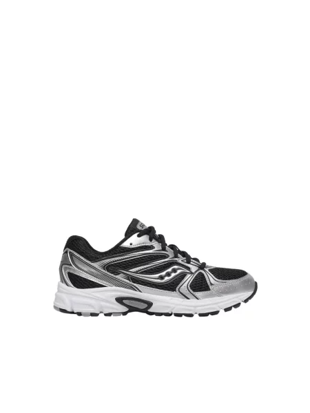 Lniane sneakersy Saucony czarne