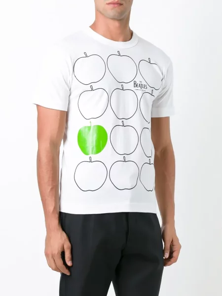 Tricou Comme Des Garçons cu imagine alb
