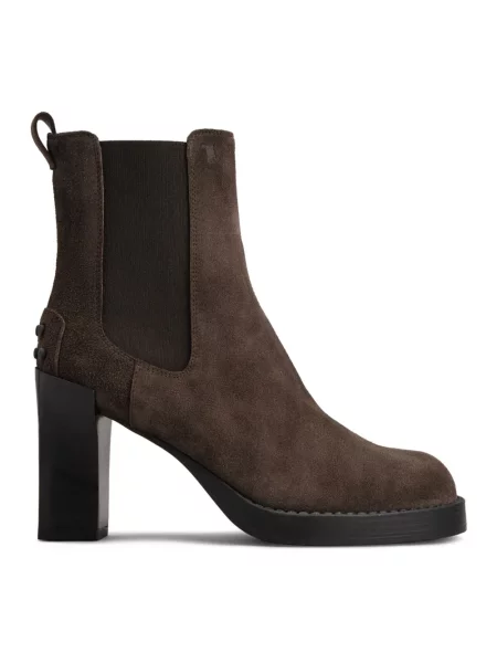 Sztyblety Tod's zamszowe brązowe