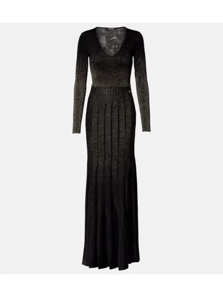 Rochie Roberto Cavalli plisată negru