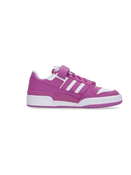 Sneakersy Adidas skórzane do koszykówki fioletowe