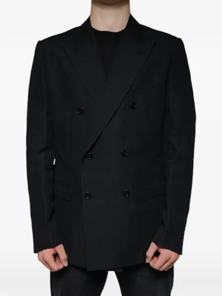 Sacou Dolce & Gabbana de in cu două rânduri de nasturi negru