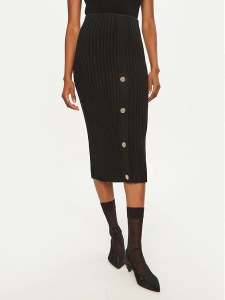 ViCOLO Fustă midi negru
