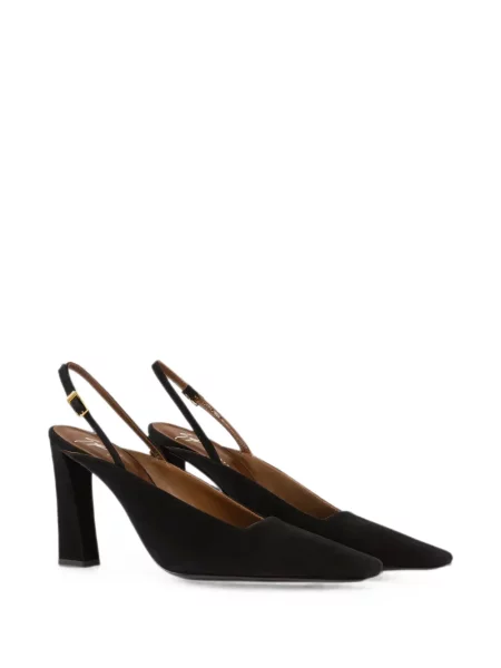 Pantofi cu toc Giuseppe Zanotti slingback negru